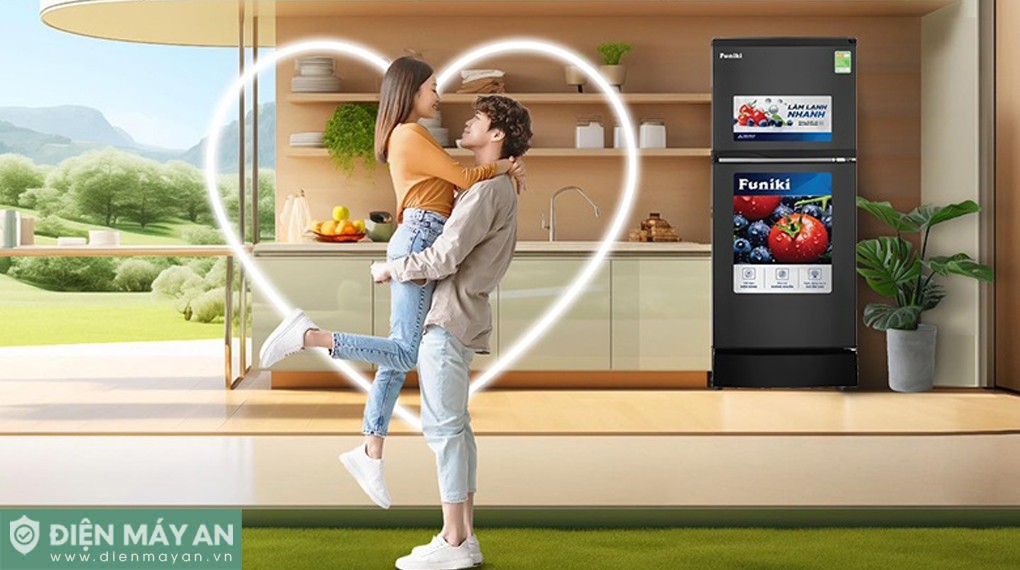 Tủ Lạnh Funiki 126 Lít FR-132CI.1 - thiết kế